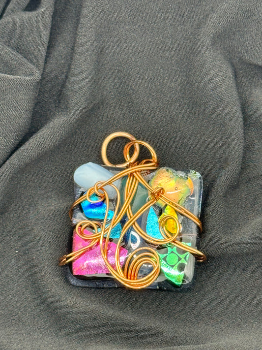 Fused Glass Pendant 2