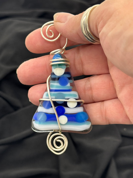 Fused Glass Christmas Tree