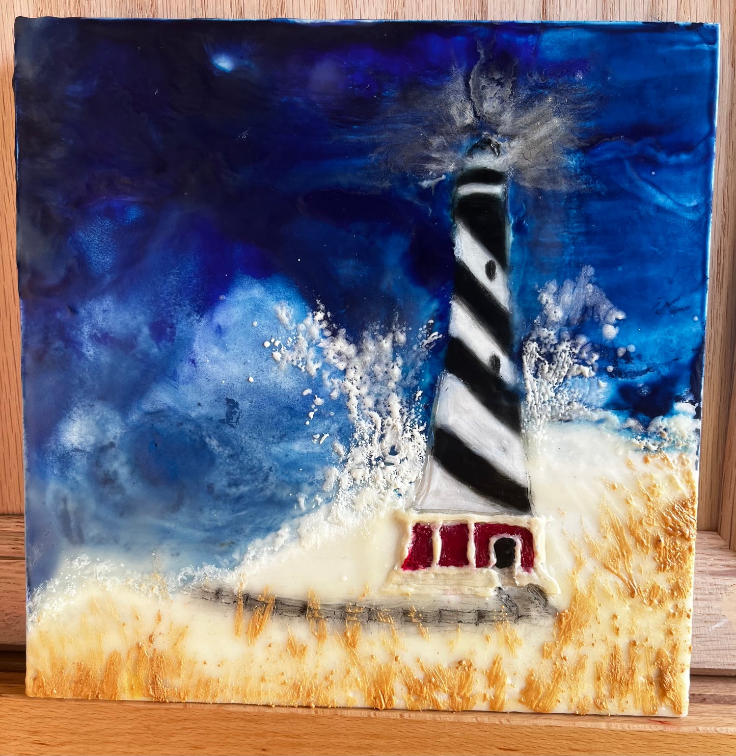 I Once Stood by the Sea (Original Encaustic Artwork)